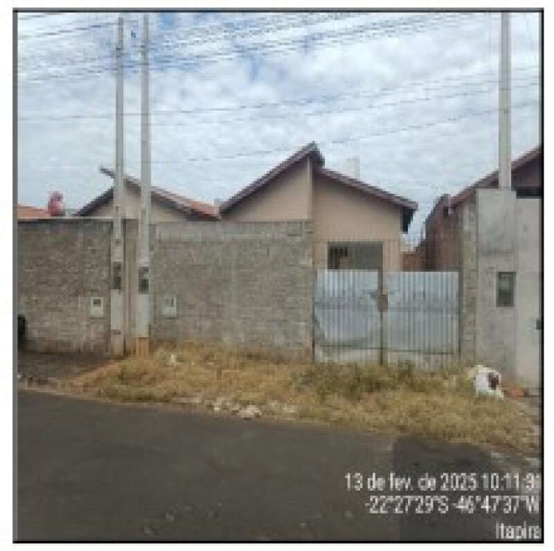 Casa com 54,56m² em Itapira/SP