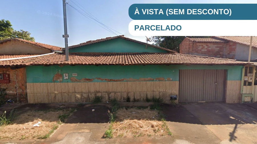 Casa Ocupada com 173m² de Área Construída em Trindade