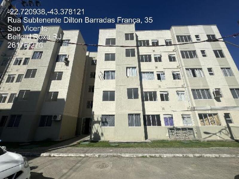 Apartamento com 2 quartos em Belford Roxo/RJ