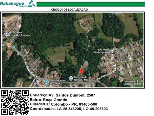 Terreno de 30.185m² na Av. Santos Dumont, Colombo/PR - Oportunidade única!