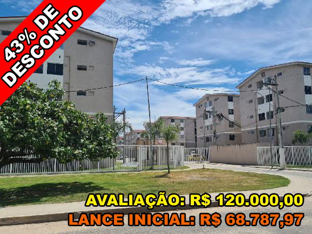 Apartamento 2 quartos, 1 banheiro, 1 vaga, 43,95m² privativos