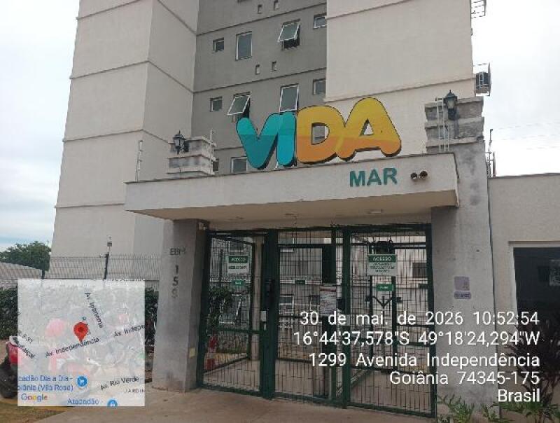 Apartamento com 2 quartos e 2 banheiros em Goiânia