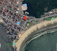 Apartamento em São Vicente com 1 dormitório e 59,43 m²