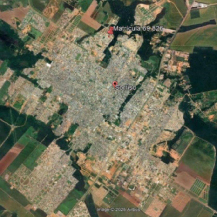 Terreno Urbano Desocupado em Sorriso - MT com 368,87 m²