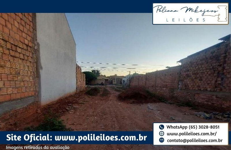 Terreno Urbano em Rondonópolis - 500m² com Muro de Arrimo