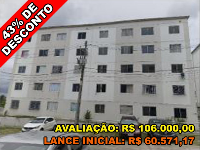 Apartamento 2 quartos, sala, cozinha, 40.53m² privativos