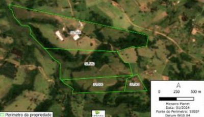 4 Terrenos Rurais em Oscar Bressane - Ocupado