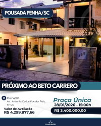 Pousada de Luxo com 8 Suítes e 9 Vagas em Penha/SC