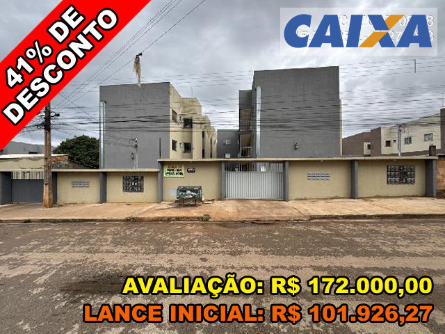 Apartamento 2 Quartos com 56m² em Águas Lindas