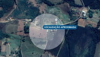 Gleba de terras de 2 alqueires com direitos sobre imóvel