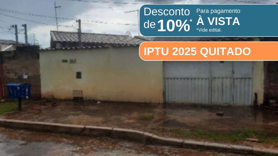 Casa 2 quartos 1 banheiro 48m² construída, ocupada