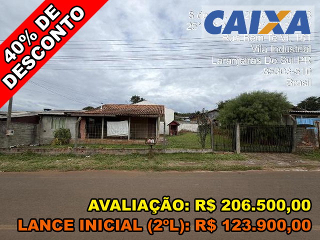 Casa com 2 quartos, 52,99m² área privativa e 294m² de terreno