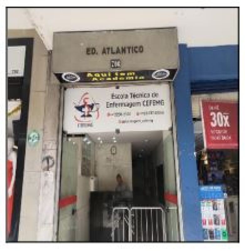 Sala 308,55m² no Ed. Atlântico - Belo Horizonte/MG
