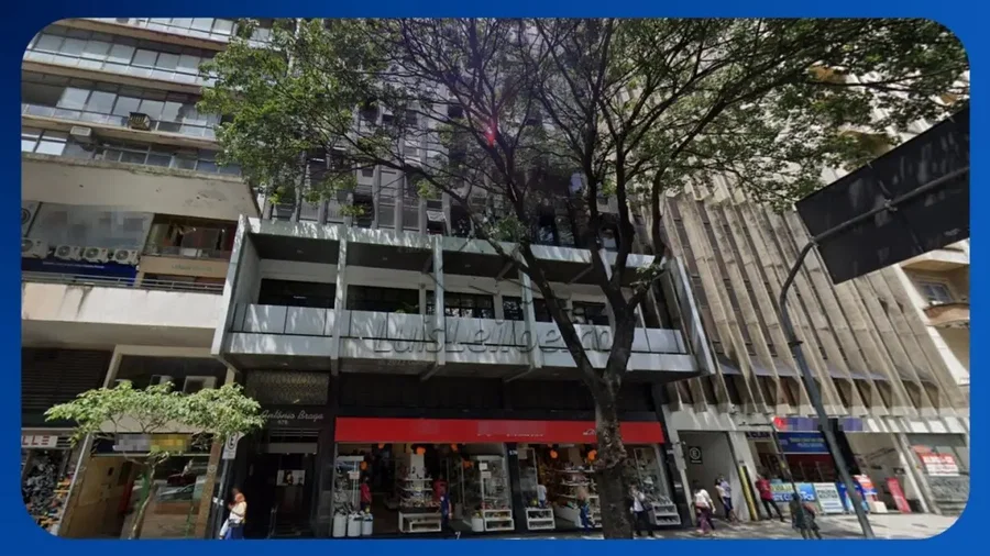 Sala Comercial de 54m² no 16º Andar, Centro de BH