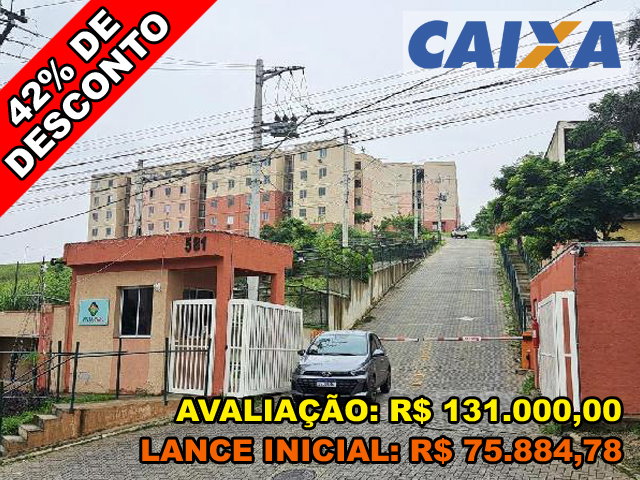 Apartamento 2 Quartos com 54,93m² em Belford Roxo