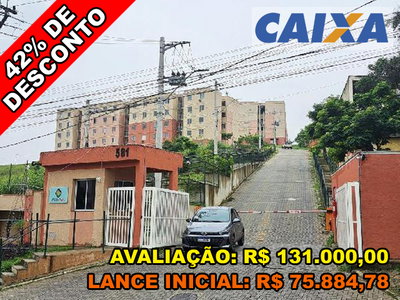Apartamento 2 Quartos com 54,93m² em Belford Roxo