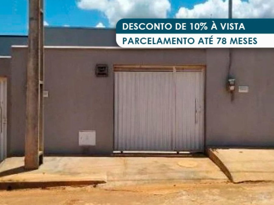 Casa 82 m² em Planaltina - GO com 2 quartos e 1 banheiro
