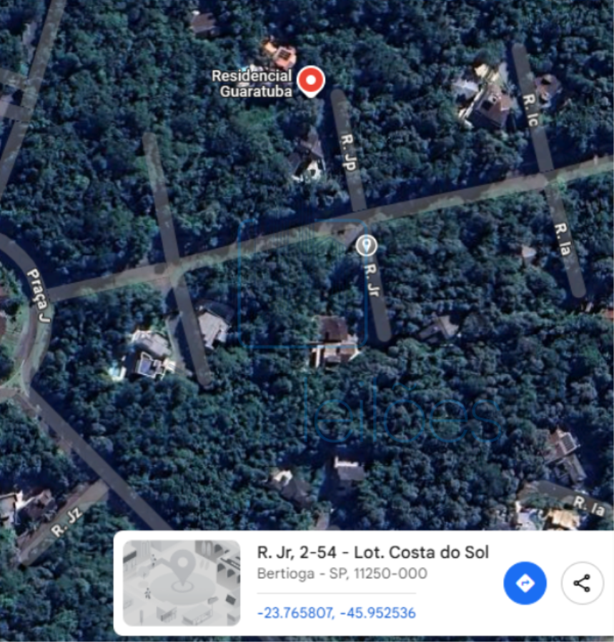 Terreno em Bertioga com 373,23 m² em ótima localização