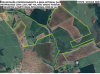 Parte ideal de terra rural com 1 hectare em Nova Alvorada do Sul/MS