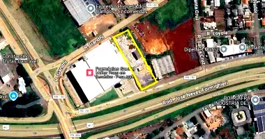 Terreno Comercial com 4.413,80 m² em Cascavel