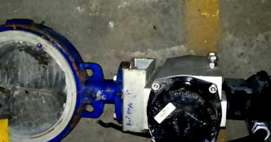 Válvula em Aço Carbono com Atuador de 10"