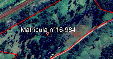 Área rural de 128.610,09 m² com benfeitorias em Laranjeiras do Sul