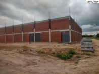 Galpão em construção com 250m², ideal para investimento