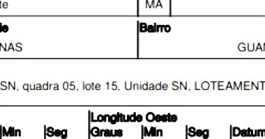 Terreno com 200m² em Colinas/MA