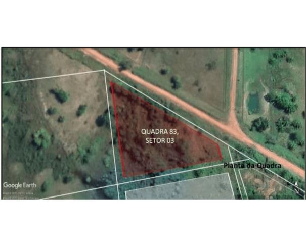 Terreno urbano de 5.544m² em Costa Marquês/RO