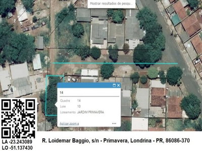 Terreno 200m² no Jardim Primavera - Londrina/PR