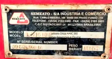 Plantadeira Semeato Lande Master 15/17R