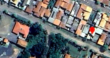 Terreno em Jardim São Vicente com 54,4m² de área construída