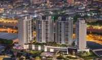 Apartamento com 67,77 m² útil, 1 quarto, 1 banheiro e 1 vaga