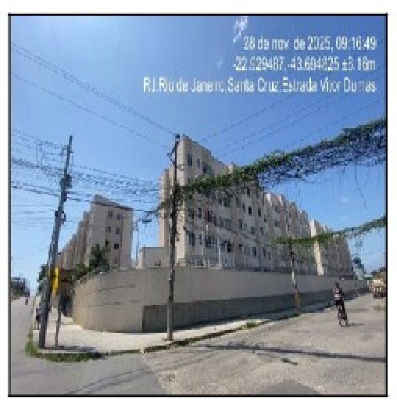 Apartamento 2 quartos, 1 banheiro, 41,28m² - Santa Cruz/RJ