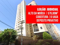 Cobertura de alto padrão com 6 vagas e privacidade