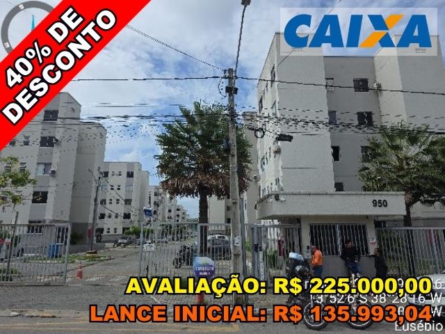 Apto 2 Quartos com Garagem em Eusébio/CE - 59m²