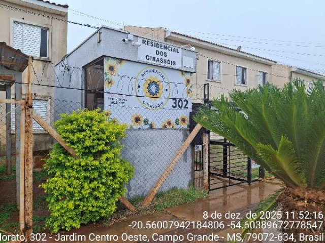 Apartamento com 2 quartos e 1 vaga em Campo Grande/MS