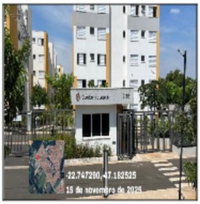 Apartamento com 2 quartos e 1 vaga em Paulínia/SP
