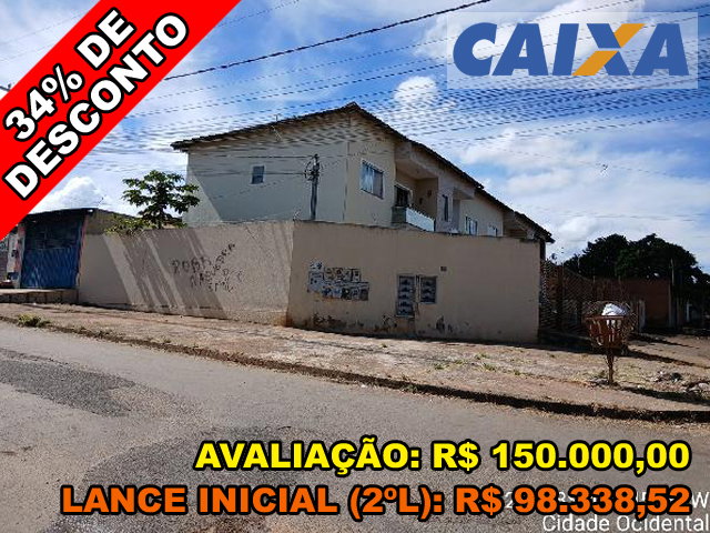 Apto 2 Quartos, 81,82m², Cond Resid Moura VIII, Cidade Ocidental