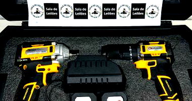 Kit Maleta com Ferramentas Elétricas Novas