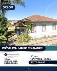 Terreno com Casa em Rio Negrinho/SC - Ceramarte