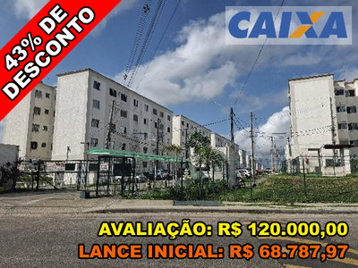 Apartamento com 2 quartos e área privativa de 40,53 m²