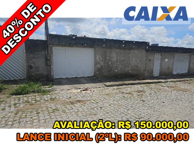 Casa com 2 quartos em Caruaru/PE