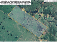 Parte ideal de sítio rural com 12,84 ha, área de pastagem formada