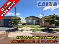 Casa 2 quartos, 1 banheiro, 1 vaga, 50m² construída, desocupada