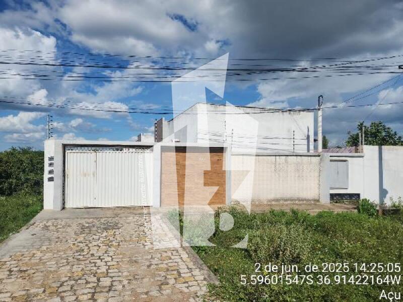 Casa com 2 quartos, 2 banheiros e 75,75m² em Açu/RN