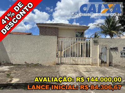 Apartamento com 2 quartos e varanda em Cidade Ocidental