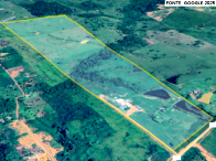 Sítio rural com instalações frigorífico e abatedouro, 46,96ha, prédio industrial 1200m²
