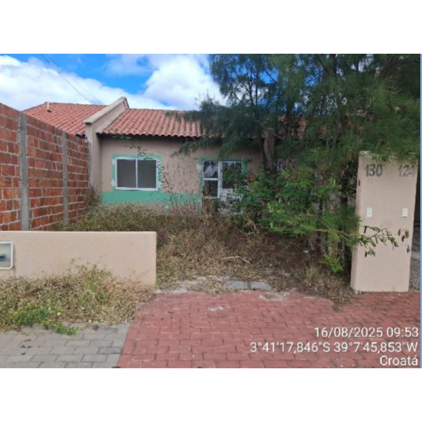 Casa com 54m² em São Gonçalo do Amarante/CE - Croata
