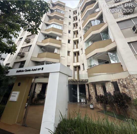 Apartamento 110,85m² no Edifício Costa Azul - Maringá-PR